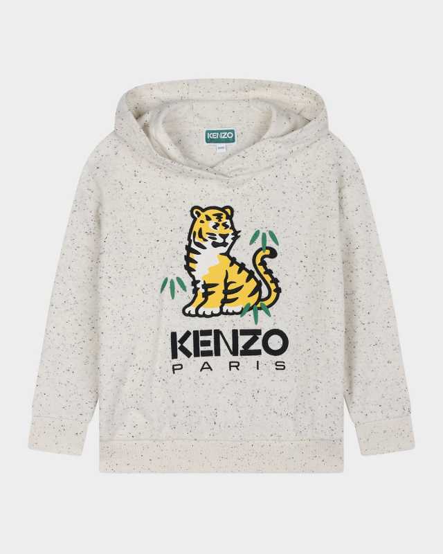 Kid's Logo Embroidered Hooded Sweatshirt, Size